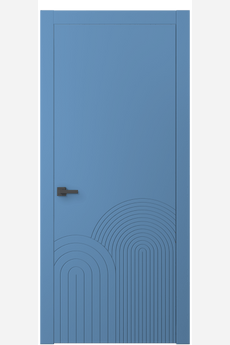 Дверь межкомнатная 8059 NCS S 1550-R80B. Цвет NCS NCS S 1550-R80B. Материал Гладкая эмаль. Коллекция Linea. Картинка.