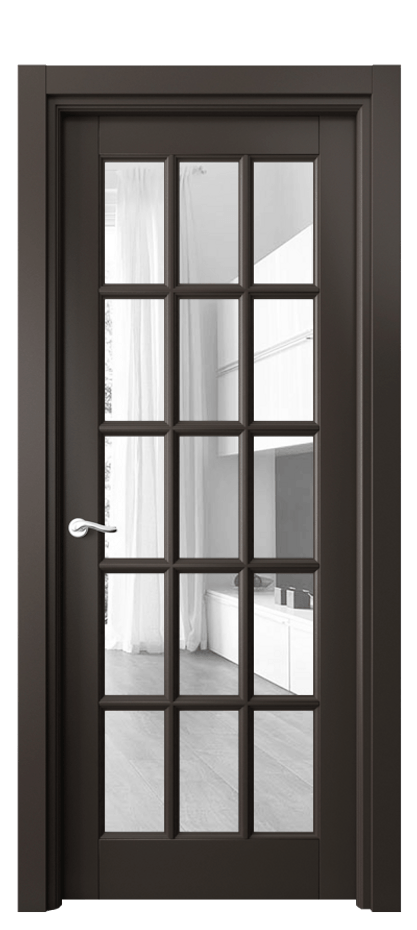 Дверь межкомнатная Лигнум 0708 Матовый антрацит Прозрачное стекло Гладкий наличник МАН Цена 167880 сом Наличники уже входят в базовый комплект. Фабрика дверей Волховец 8 (800) 551 43 19 Межкомнатная дверь Лигнум 0708 Матовый антрацит Прозрачное стекло Цена 167880 сом | Volhovec