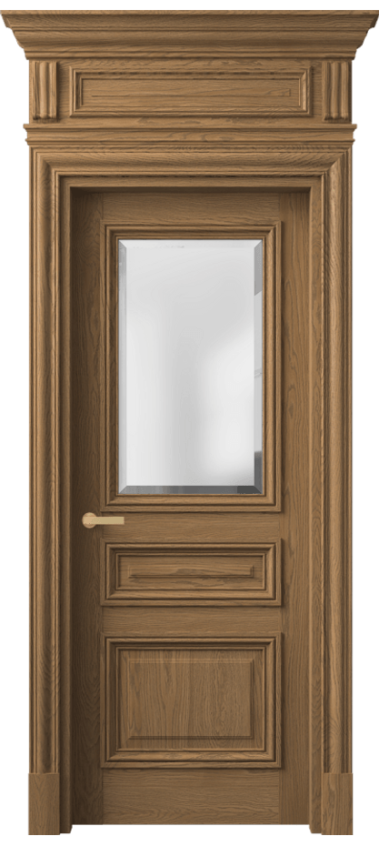 Межкомнатная дверь Antique 7304 Дуб мускатный матовый Сатинированное стекло с фацетом Цена 387800 сом | Volhovec