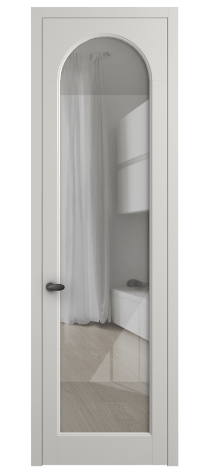 Дверь межкомнатная Палаццо 6804 Матовый серый Рефлективное прозрачное стекло "Stopsol", калёное 0536 МСР Цена 152920 сом Наличники уже входят в базовый комплект. Фабрика дверей Волховец 8 (800) 551 43 19 Межкомнатная дверь Палаццо 6804 Матовый серый Рефлективное прозрачное стекло "Stopsol", калёное Цена 152920 сом | Volhovec