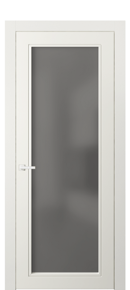 Дверь межкомнатная Neo Classic 8000 Матовый жемчужный Сатинированное серое стекло, триплекс Гладкий компланарный наличник МЖМ Цена 108760 сом Наличники уже входят в базовый комплект. Фабрика дверей Волховец 8 (800) 551 43 19 Межкомнатная дверь Neo Classic 8000 Матовый жемчужный Сатинированное серое стекло, триплекс Цена 108760 сом | Volhovec