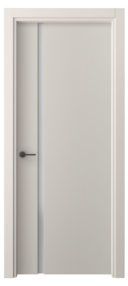 Межкомнатная дверь Freedom 4222 ПЭТ светло-серый Сатинированное стекло Цена 52560.2 сом | Volhovec