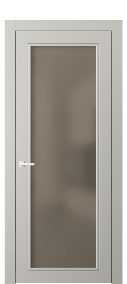 Межкомнатная дверь Neo Classic 8000 Матовый тёплый серый Сатинированное бронзовое стекло, триплекс Цена 91900 сом | Volhovec