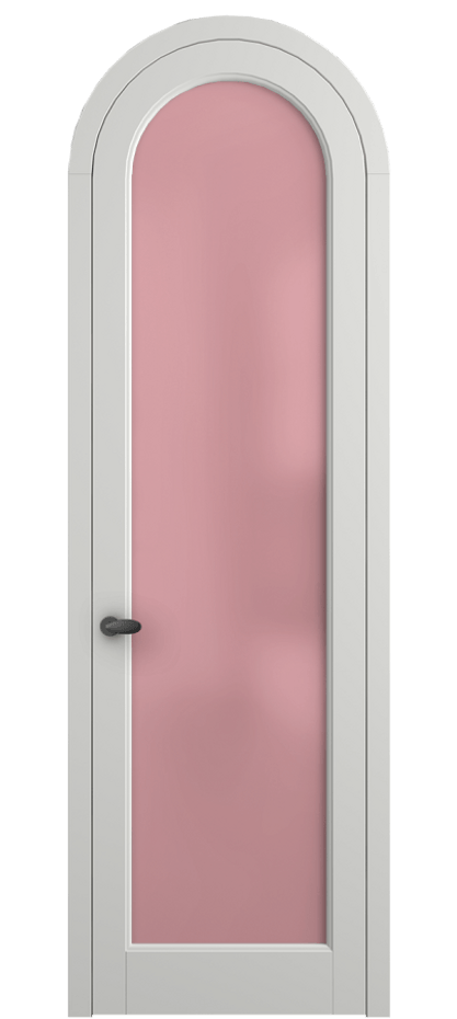 Межкомнатная дверь Палаццо 6814 Матовый светло-серый Сатинированное розовое стекло, триплекс Цена 182230 сом | Volhovec