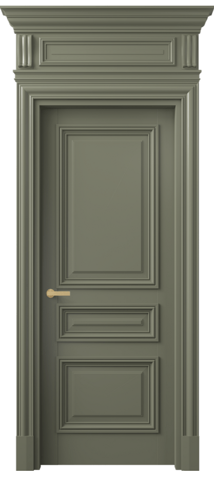 Межкомнатная дверь Антик 7305 Матовый оливковый тёмный  Цена 242290 сом | Volhovec