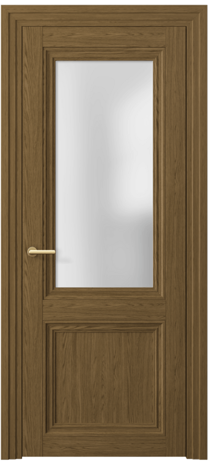 Межкомнатная дверь Centro 2524 Торфяной дуб Сатинированное стекло Цена 38319 ₽ | Volhovec