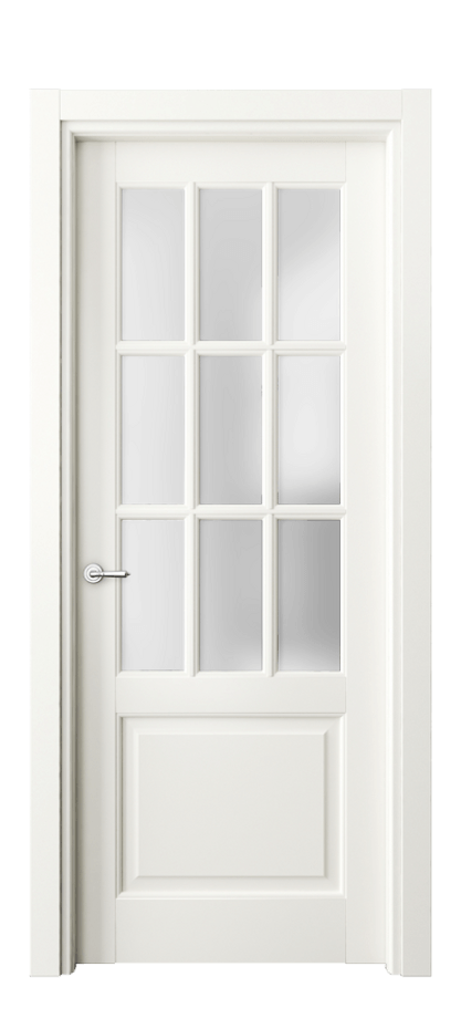 Межкомнатная дверь Тоскана Грильято 6312 Матовый жемчужный Сатинированное стекло Цена 162920 сом | Volhovec