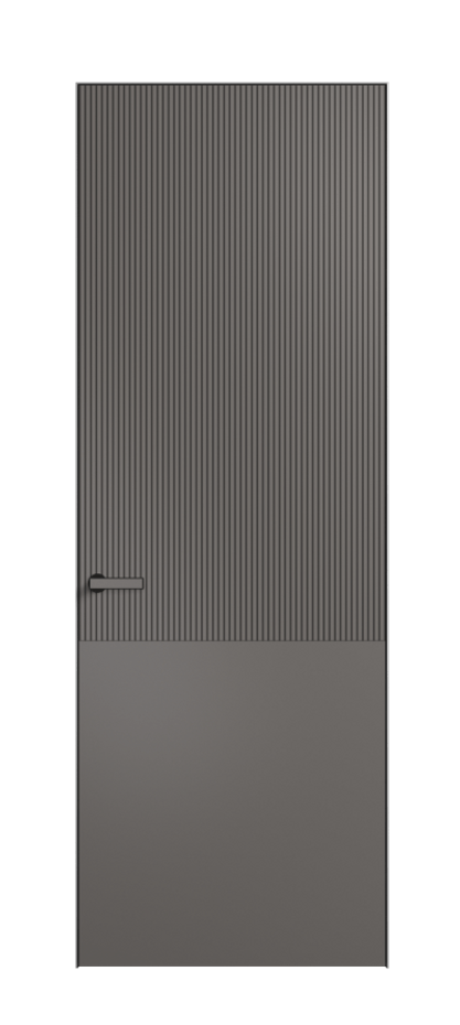 Дверь межкомнатная Velvet 8205 Матовый классический серый. Скрытый короб Черный Цена 71270 . Фабрика дверей Волховец 8 (800) 551 43 19 Межкомнатная дверь Velvet 8205 Матовый классический серый. Цена 71270 | Volhovec