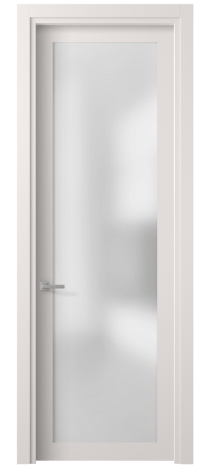 Межкомнатная дверь Planum 2102 ПЭТ кремово-серый Сатинированное стекло Цена 36920 сом | Volhovec