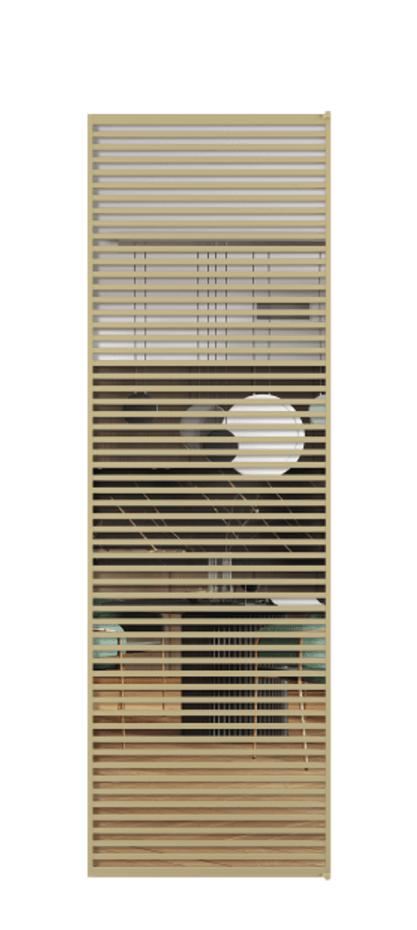 Алюминиевая дверь АЛПЛ040.07  Прозрачное стекло "Кристал Вижн", калёное Цена 334780  | Volhovec