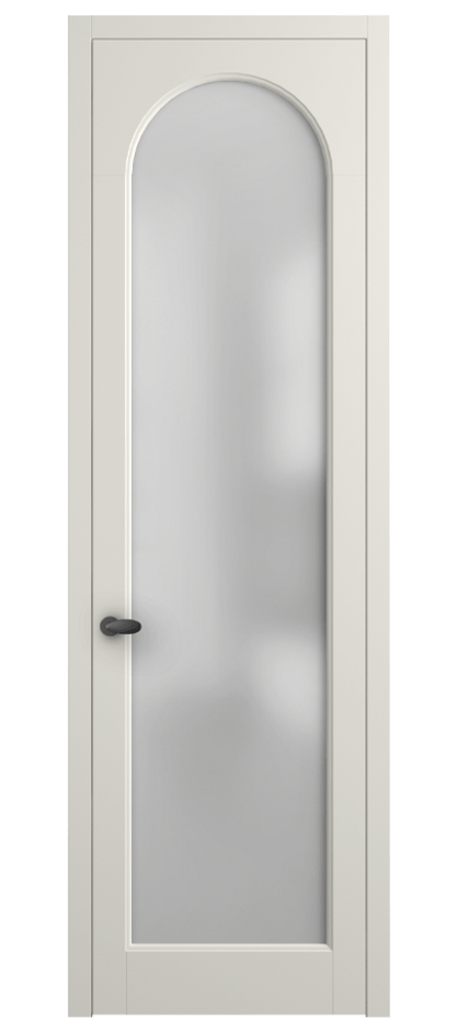 Межкомнатная дверь Палаццо 6804 Матовый жемчужный Сатинированное стекло Цена 141270 сом | Volhovec