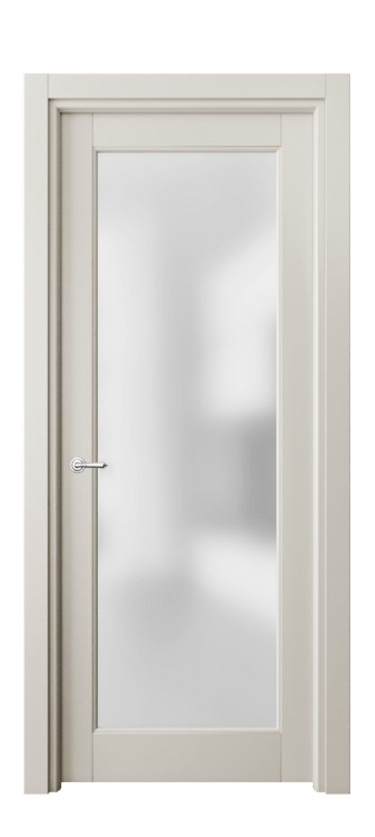 Межкомнатная дверь Тоскана Ромбо 6300 Матовый облачно-серый Сатинированное стекло Цена 134390 сом | Volhovec