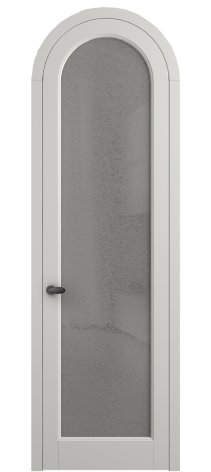 Межкомнатная дверь Палаццо 6814 Матовый серый Фактурное серое стекло "Лёд", триплекс Цена 190970 сом | Volhovec