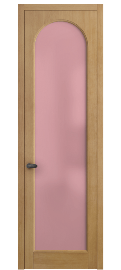 Межкомнатная дверь Palazzo 6804 Бук натуральный матовый Сатинированное розовое стекло, триплекс Цена 176580 сом | Volhovec