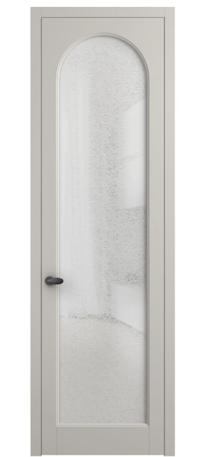 Межкомнатная дверь Палаццо 6804 Матовый облачно-серый Фактурное стекло "Лёд", триплекс Цена 150010 сом | Volhovec