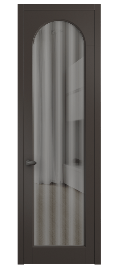 Дверь межкомнатная Палаццо 6804 Матовый антрацит Рифлёное серое стекло "Дюна", триплекс 0536 МАН Цена 103029 ₽ Наличники уже входят в базовый комплект. Фабрика дверей Волховец 8 (800) 551 43 19 Межкомнатная дверь Палаццо 6804 Матовый антрацит Рифлёное серое стекло "Дюна", триплекс Цена 103029 ₽ | Volhovec