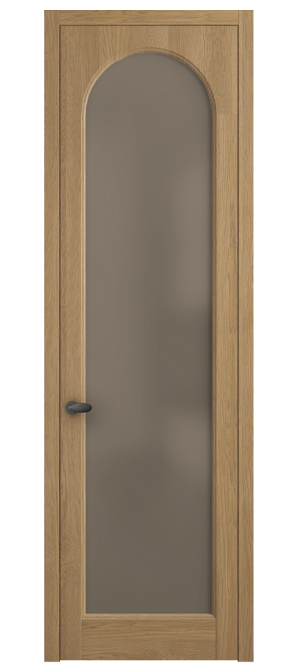 Межкомнатная дверь Палаццо 6804 Дуб пшеничный матовый Сатинированное бронзовое стекло, триплекс Цена 222080 сом | Volhovec