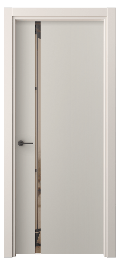 Межкомнатная дверь Freedom 4222 ПЭТ светло-серый Двустороннее бронзовое зеркало, триплекс Цена 58970 сом | Volhovec