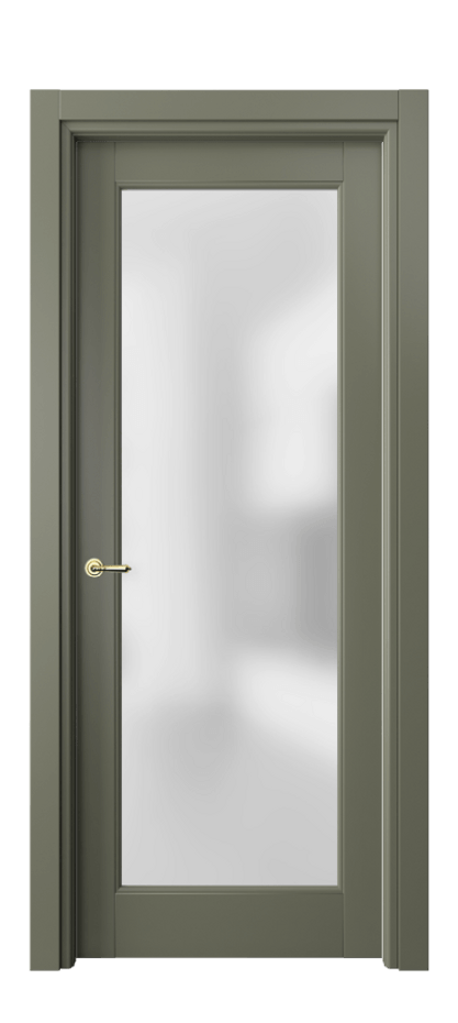 Межкомнатная дверь Тоскана Ромбо 6300 Матовый оливковый тёмный Сатинированное стекло Цена 134390 сом | Volhovec