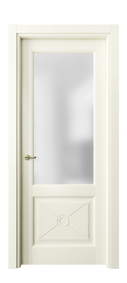 Межкомнатная дверь Тоскана Литера 6362 Матовый молочно-белый Сатинированное стекло Цена 151710 сом | Volhovec