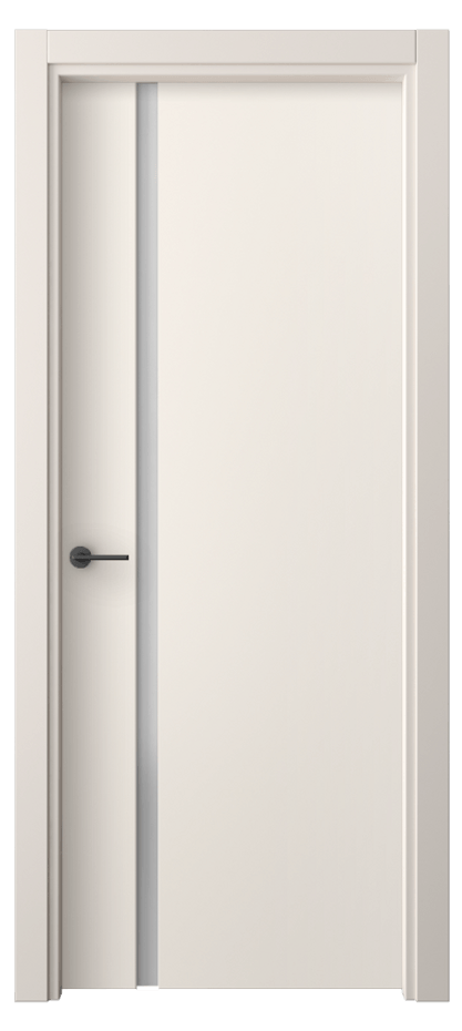 Межкомнатная дверь Freedom 4222 ПЭТ кремово-белый Сатинированное стекло Цена 44840 сом | Volhovec