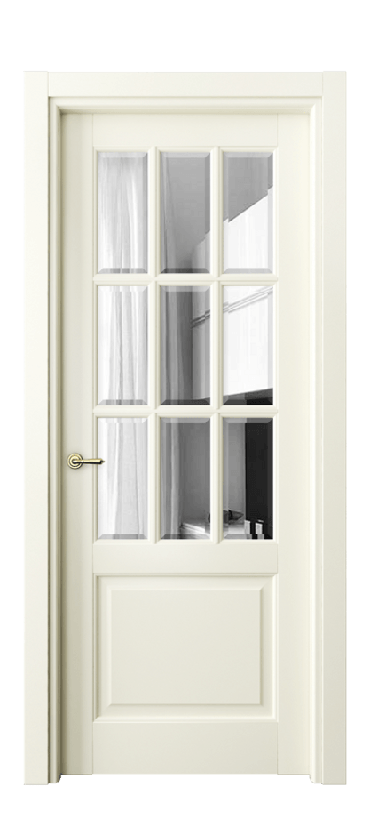 Межкомнатная дверь Тоскана Грильято 6312 Матовый молочно-белый Сатинированное стекло с фацетом Цена 170200 сом | Volhovec