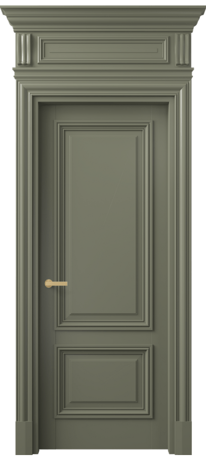 Межкомнатная дверь Антик 7303 Матовый оливковый тёмный  Цена 238940 сом | Volhovec