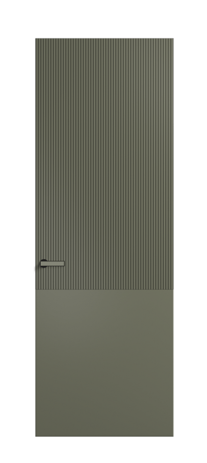 Межкомнатная дверь Velvet АКП 8205 Матовый оливковый тёмный. Цена 77680.4  | Volhovec