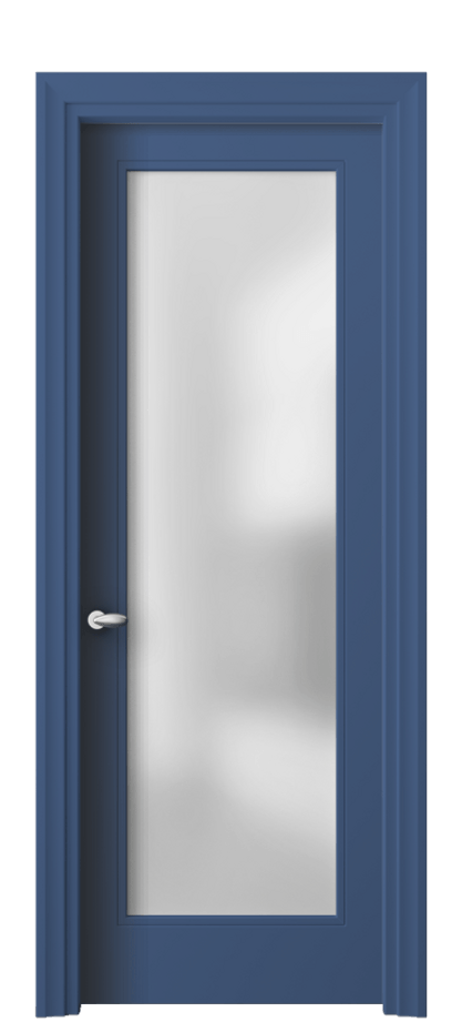 Межкомнатная дверь Esse 8502 Матовый белоснежный Сатинированное стекло Цена 77759 ₽ | Volhovec