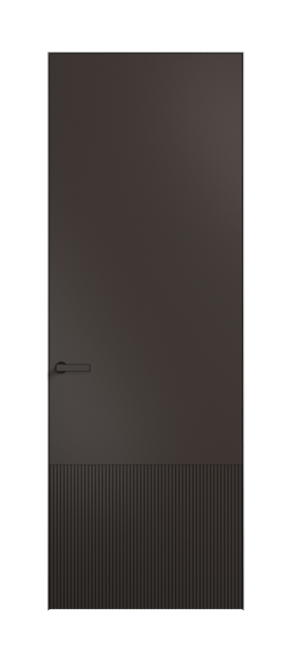 Межкомнатная дверь Вельвет АКП 8202 Матовый антрацит. Цена 102600  | Volhovec