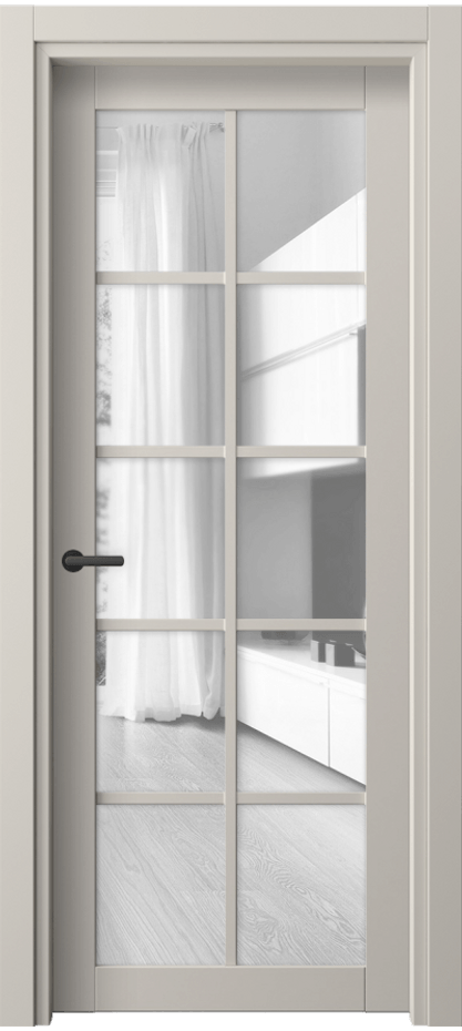 Дверь межкомнатная Neo 2106 ПЭТ светло-серый Прозрачное стекло, триплекс, 6 мм Гладкий классический наличник ПЭСС  Цена 33699 ₽ Наличники уже входят в базовый комплект. Фабрика дверей Волховец 8 (800) 551 43 19 Межкомнатная дверь Neo 2106 ПЭТ светло-серый Прозрачное стекло, триплекс, 6 мм Цена 33699 ₽ | Volhovec