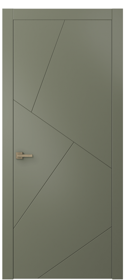 Межкомнатная дверь Линия АКП 8058 Матовый оливковый тёмный  Цена 92160 сом | Volhovec