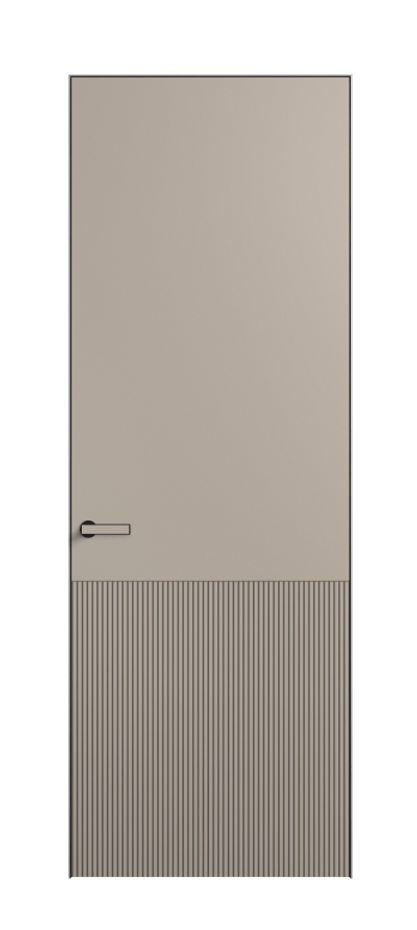 Дверь межкомнатная Velvet 8204 Матовый бисквитный. Скрытый короб Черный Цена 71270 . Фабрика дверей Волховец 8 (800) 551 43 19 Межкомнатная дверь Velvet 8204 Матовый бисквитный. Цена 71270 | Volhovec