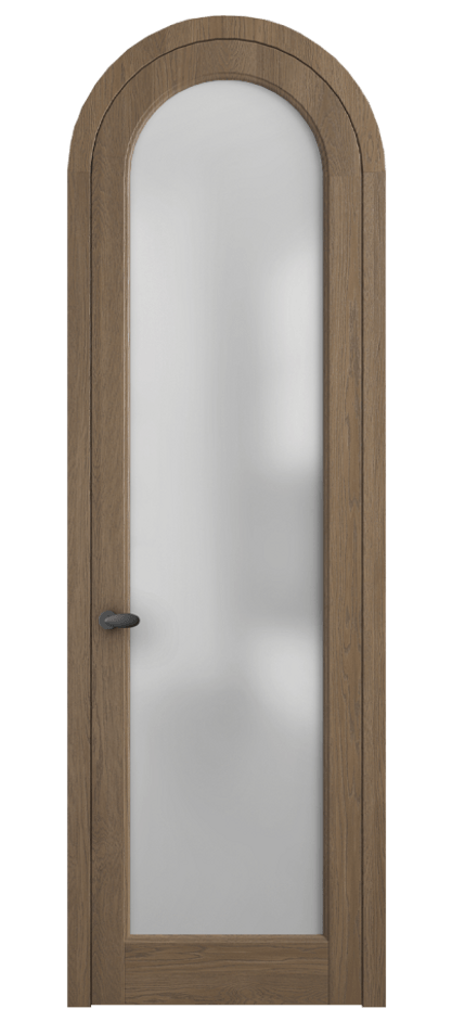 Межкомнатная дверь Палаццо 6814 Дуб джутовый матовый Сатинированное стекло Цена 306710 сом | Volhovec