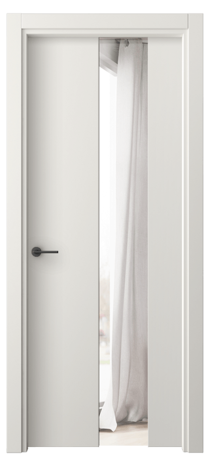 Межкомнатная дверь Freedom 4226 Софт-тач белоснежный Двустороннее зеркало, триплекс, 6 мм Цена 28769 ₽ | Volhovec