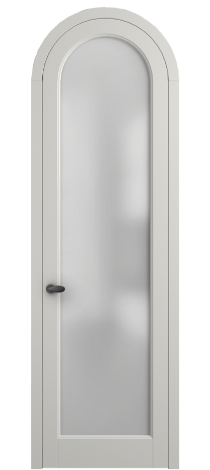 Межкомнатная дверь Палаццо 6814 Матовый серый Сатинированное стекло Цена 186740 сом | Volhovec