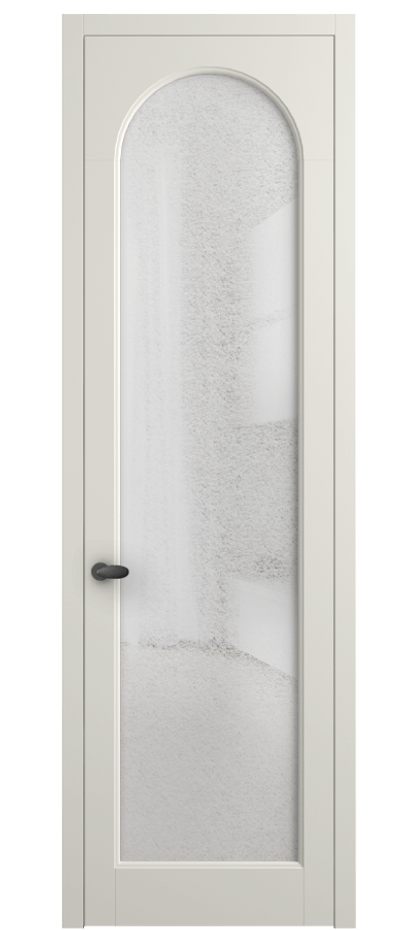 Межкомнатная дверь Палаццо 6804 Матовый жемчужный Фактурное стекло "Лёд", триплекс Цена 150010 сом | Volhovec