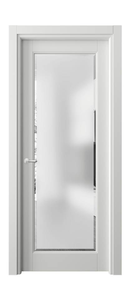 Дверь межкомнатная Toscana Rombo 6300 Бук светло-серый Сатинированное стекло с фацетом Гладкий наличник БССР Цена 140650 сом Наличники уже входят в базовый комплект. Фабрика дверей Волховец 8 (800) 551 43 19 Межкомнатная дверь Toscana Rombo 6300 Бук светло-серый Сатинированное стекло с фацетом Цена 140650 сом | Volhovec