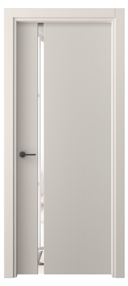 Межкомнатная дверь Freedom 4222 ПЭТ светло-серый Двустороннее зеркало, триплекс Цена 58970 сом | Volhovec