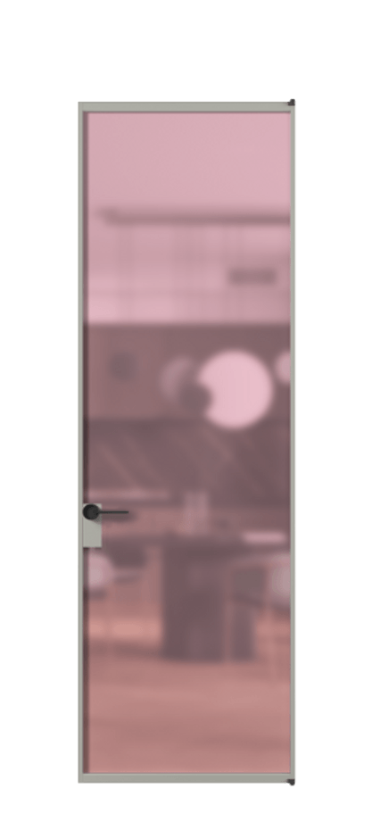 Алюминиевая дверь АЛПЛ040.01 Алюминий нейтральный серый Сатинированное розовое стекло, триплекс, 6мм. Без короба АНСР Цена 129690 Стоимость комплекта двери включает:
1. Полотно (600/650/700/750/800/850/900/950*2000-2400 мм).
2. Короб
3. Комплект фурнитуры (2 торцевые петли и магнитный замок с ответной планкой). Фабрика дверей Волховец 8 (800) 551 43 19 Алюминиевая дверь АЛПЛ040.01 Алюминий нейтральный серый Сатинированное розовое стекло, триплекс, 6мм Цена 129690 | Volhovec