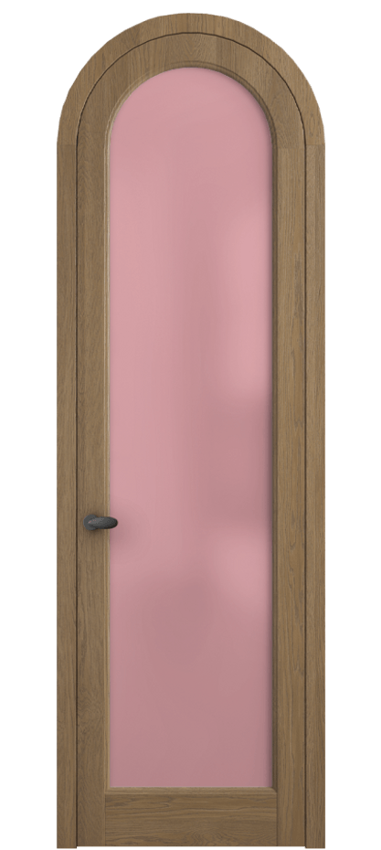 Межкомнатная дверь Палаццо 6814 Дуб мускатный матовый Сатинированное розовое стекло, триплекс Цена 306710 сом | Volhovec