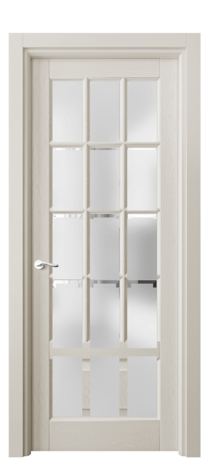 Межкомнатная дверь Lignum 0708 Дуб облачный серый Сатинированное стекло Цена 229170 сом | Volhovec