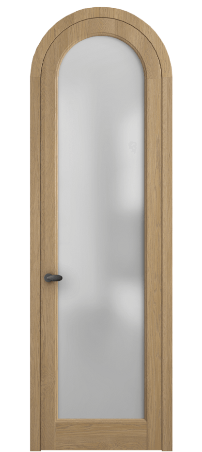 Межкомнатная дверь Палаццо 6814 Дуб соломенный матовый Сатинированное стекло Цена 300440 сом | Volhovec