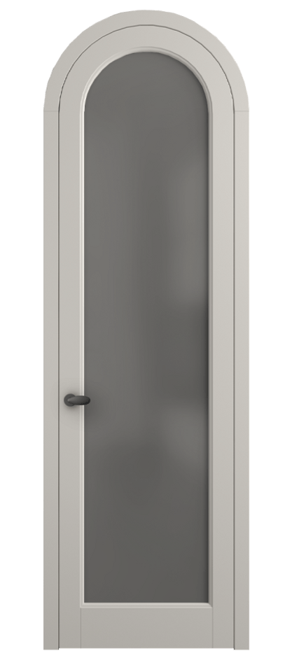 Межкомнатная дверь Палаццо 6814 Матовый облачно-серый Сатинированное серое стекло, триплекс Цена 186740 сом | Volhovec