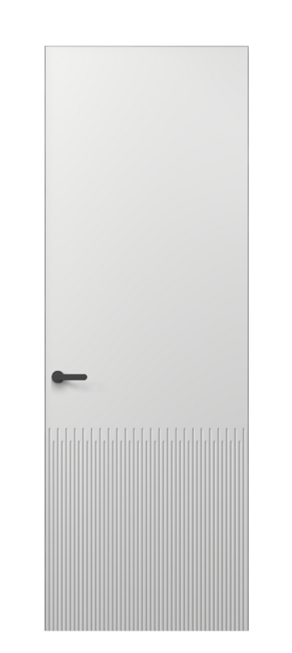 Дверь межкомнатная Dune АКП 8626 Грунт под покраску Скрытый короб Серебро Цена 88190 сом Наличники уже входят в базовый комплект. Фабрика дверей Волховец 8 (800) 551 43 19 Межкомнатная дверь Dune АКП 8626 Грунт под покраску Цена 88190 сом | Volhovec