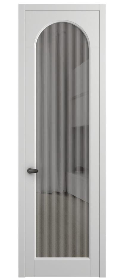 Дверь межкомнатная Палаццо 6804 Матовый белоснежный Рифлёное серое стекло "Дюна", триплекс 0536 МБЛ Цена 150010 сом Наличники уже входят в базовый комплект. Фабрика дверей Волховец 8 (800) 551 43 19 Межкомнатная дверь Палаццо 6804 Матовый белоснежный Рифлёное серое стекло "Дюна", триплекс Цена 150010 сом | Volhovec