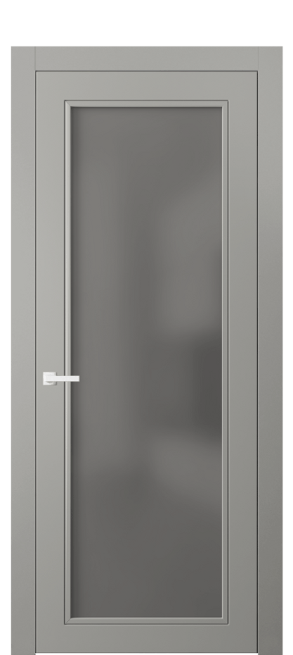 Дверь межкомнатная Нео Классик 8000 Матовый нейтральный серый Сатинированное серое стекло, триплекс Гладкий компланарный наличник МНСР Цена 108760 сом Наличники уже входят в базовый комплект. Фабрика дверей Волховец 8 (800) 551 43 19 Межкомнатная дверь Нео Классик 8000 Матовый нейтральный серый Сатинированное серое стекло, триплекс Цена 108760 сом | Volhovec