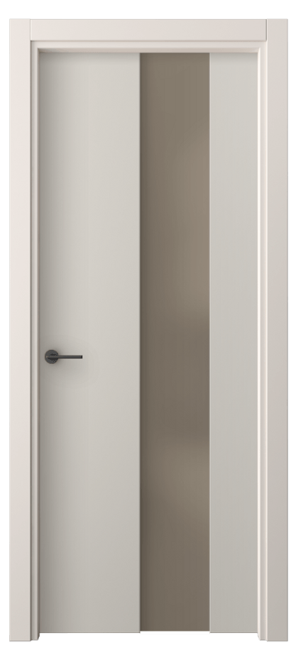 Межкомнатная дверь Freedom 4226 ПЭТ светло-серый Сатинированное бронзовое стекло, триплекс Цена 56050 сом | Volhovec