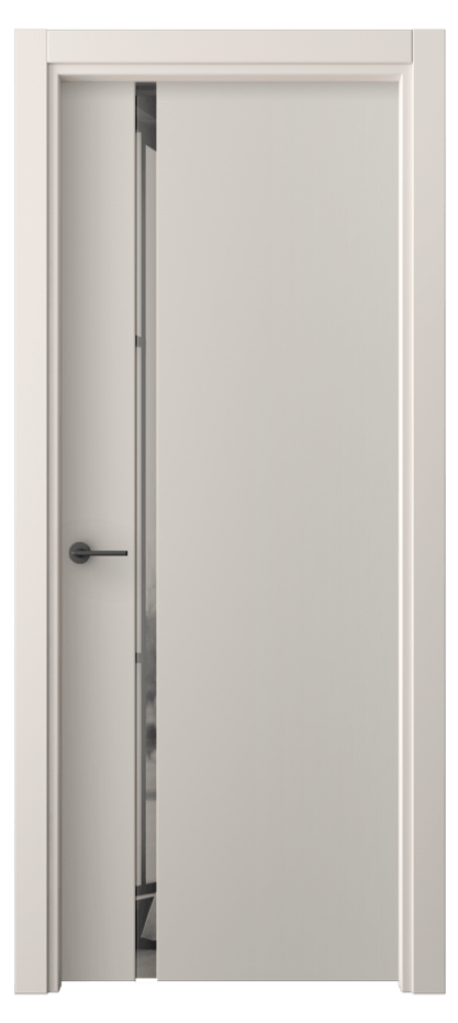 Межкомнатная дверь Freedom 4222 ПЭТ светло-серый Двустороннее серое зеркало, триплекс Цена 58970 сом | Volhovec