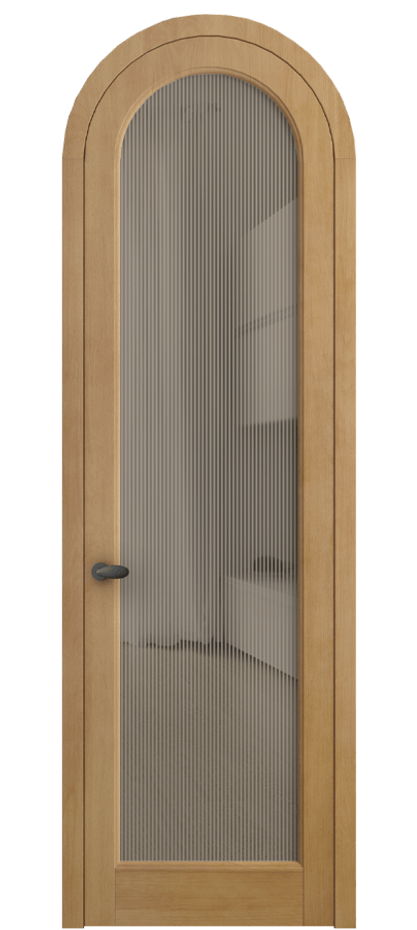 Межкомнатная дверь Палаццо 6814 Бук натуральный матовый Рифлёное бронзовое стекло "Дюна", триплекс Цена 258790 сом | Volhovec